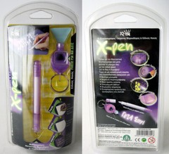 X-PEN INVISIBLE INK MARKER WITH UV LIGHT GIOCHI PREZIOSI NEW SEALED !