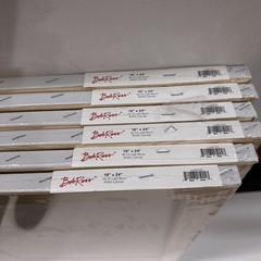 Bob Ross Inc. 18″x24″ Stretched Double-Prime Canvases, Lot of Six