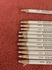 NICK AND PULL MARKERS BLAISDELL PEEL -OFF (12) Markers 156-T White VINTAGE