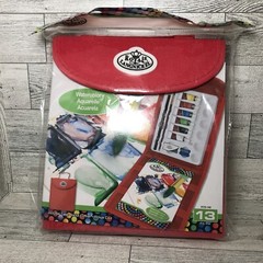 Royal & Langnickel Keep N’ Carry Watercolor Kit for Kids with Red Case Art Paint
