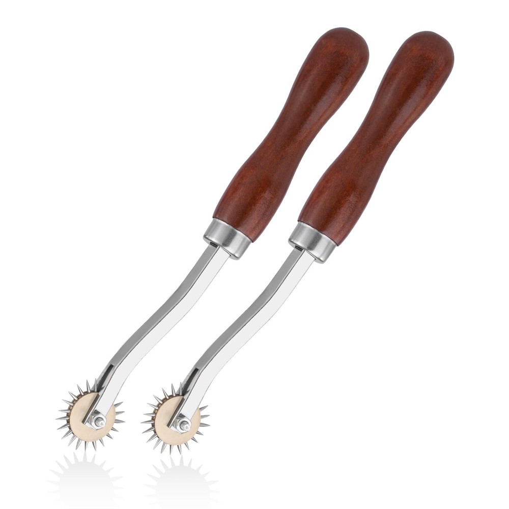 2 PC Tracing Wheel Sewing Tool Stitch Marking Spacer, 4mm Leather Needle Point