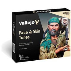 Face & Skin Tones Acrylic Paint Set – Perfect for Realistic Miniatures