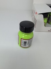(12) 1 Oz Bottles Of Angelus Acrylic Leather Grinch Green Paint New