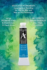 Academy Watercolor Paint 7.5ml 0.25 Ounce Perylene Maroon A163 Art Supply