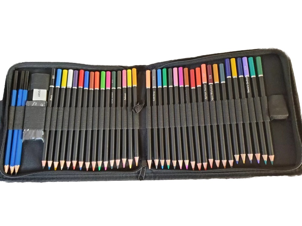 Orionstar Art Coloring Pencils 44piece set in pouch NEW