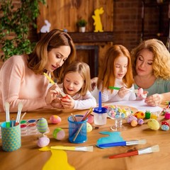 24 Pcs Paint Brushes for Kids Bulk Colorful Round and Flat Kids Paint Brushes