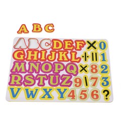 Kids Art Double Sided Magnetic Chalkboard Dry Erase Board With Letters Numbers