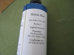 Daniel Smith Water Oil BASED Relief Ink 150 ml / 5 Fl. Oz. PHTHALO BLUE