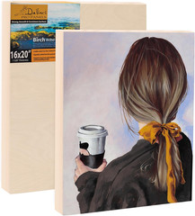 Da Vinci Pro Birch Wood Panel 1-5/8 Deep – 10X10 Single Panel – Fine Textured, W
