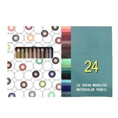 24 Color Woodless Colored Pencils for Artist Kid Card Making Coloring Painting