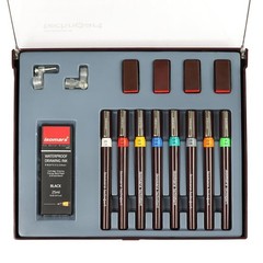 Technical Drawing Pen Set 0F 8 Black