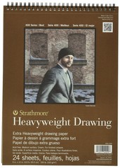 Strathmore 400 Series Heavyweight Drawing Pad, Medium 9×12,