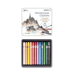 Mungyo Professional Gallery Watercolor Crayons Colors SET Beginner (12, 24, 36)