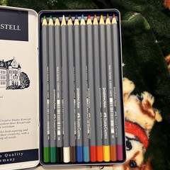 Faber-Castell Goldfaber Aqua Color Pencils 12 Count