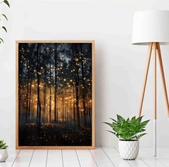Scenery Paint by Numbers Kit for Adults Beginner DIY Canvas Art 16×20 In