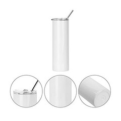 Sublimation Blanks Tumbler Skinny 30 OZ Straight 4 Count (Pack of 1) 4