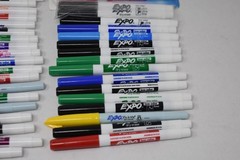 Lot of 79 Expo Low Odor Fine TIp Ultra Fine Tip Various Colors Back to School