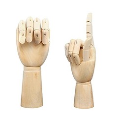 Wood Artist Drawing Manikin Articulated Mannequin with Wooden Flexible Finger…