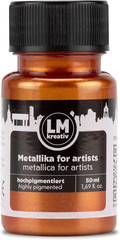 Metallic Acrylic Paint 1.69 Fl Oz – Bronze – Premium Metallic Paint for Artists