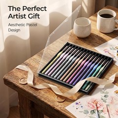 Nicpro 15PCS Micro Fine Detail Paint Brush Set, Aesthetic 15 PCS, Multicolor
