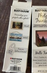 New 5-pack LOT RustOleum specialty Photo Transfer Matte Multi-surface 8-oz