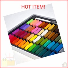MUNGYO Soft Pastel Set – 64 Vibrant Colors for Artists | Smooth & Blendable | Sq