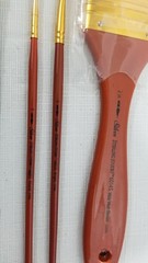 Mixed Lot Of Art Paint Brushes Various Sizes & Bristles Oil, Acrylic, Watercolor