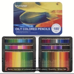 180 Brutfuner oily colored pencils in Metal box NEW shipping included