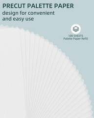 Nicpro 100 Sheets Wet Palette Paper Refillment, Only Designed for Stay Wet Palle