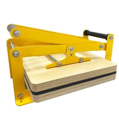 Manual Flat Press Printmaker 15*15in Snow Board, Hemp Rubber Board Press Machine