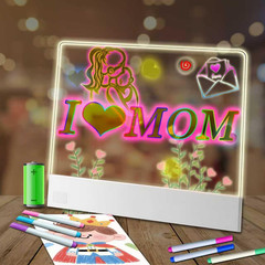 Led Drawing Board for Kids,13.2” X 10” Rechargeable Led Note Board