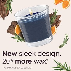Glade 1-Wick Scented Candle Jar, 6.25 inches (W) x 4.8 (H), Black