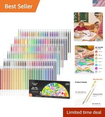Gel Pen Refills, 180 Colors No Duplicates Gel Pen Refills, 7 Color Types for …