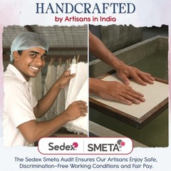 Wanderings Handmade Vintage Deckle Edge Blank Paper 5.8×8.3 A5 A5 Package o…