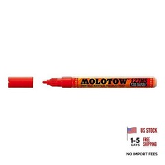 ONE4ALL Acrylic Paint Marker, 2mm, Traffic Red, 1 Each (127.202)