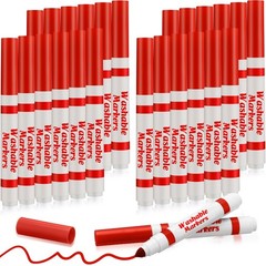 24 Pcs Washable Markers Bulk Broad Line Markers Coloring Conical Tip Large pe