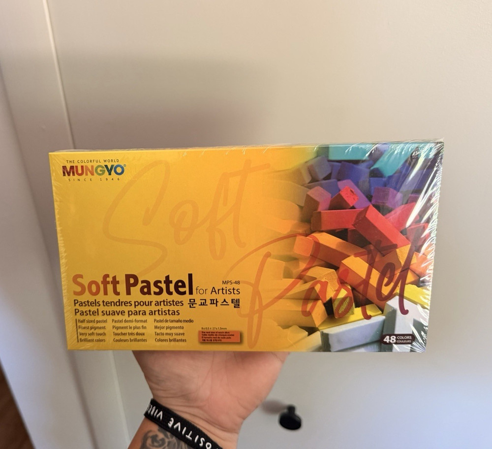 MUNGYO MPS-48 Soft Pastels Set, 48 Colors Multicolor for Artists
