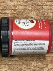 Paint – DecoArt – Small Batch Acrylics – 4 Fl. Oz. – Candy Red