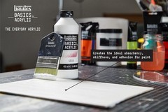 Quality BASICS Gesso Medium for Acrylic Paint – 16-oz Chip Resistant Bottle