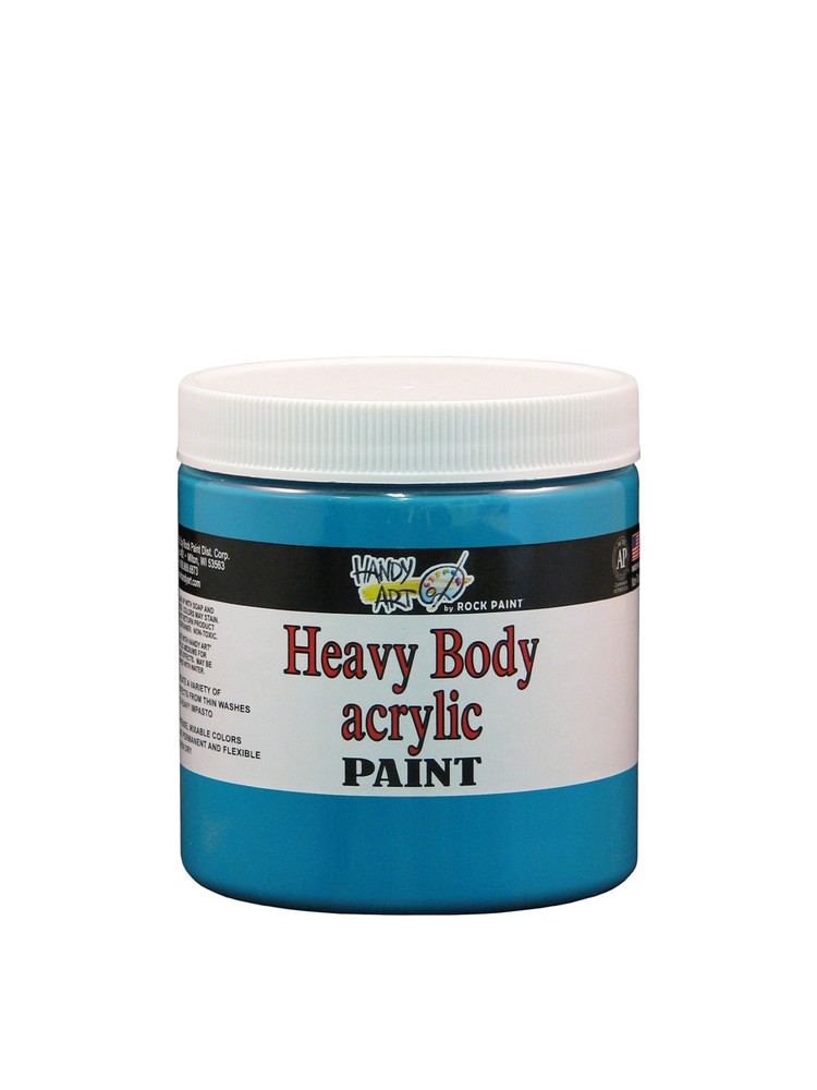 Nu Master Heavy Body Acrylic Paint 8 ounce Turquoise Green