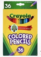 Crayola Colored Pencils 36ct Pencil Set Made With Reforested Wood Environmental