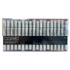 Copic Marker 72 Piece Sketch Set D (Twin Tipped) – Artist Markers Anime Comic
