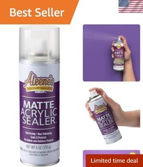Durable Clear Acrylic Sealer Spray, 6oz – Matte Finish Ideal for Crafts
