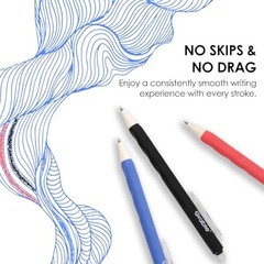 Erasable Gel Pens, Medium Point 0.7 mm Erasable Pens, Make Black/Blue/Red