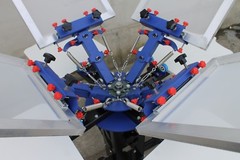 Micro-registration 4 Color Screen Printing Machine Color Matching Shirt Press