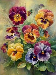Diamond Art Kits for Adults Flower, DIY 5D 12×16 inches, KM660-1