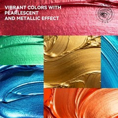Metallic Oil Paint Set,9 Colors*60ml Large Tubes, Professional Oil Based Pain…