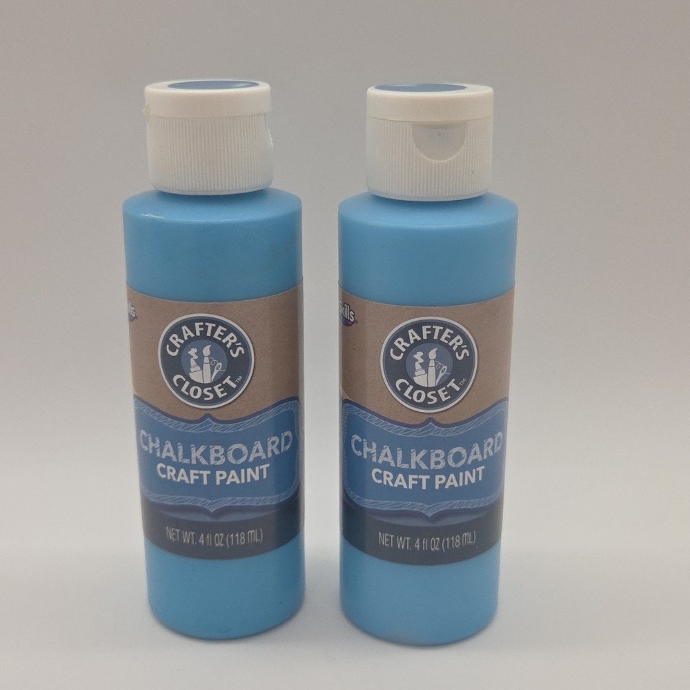 NEW Lot Of 2 ArtSkills Crafter’s Closet Chalkboard Craft Paint 4 fl oz (118 ml)