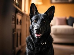 EATUKYIC German Shepherd 5D Diamond Painting Full Drill by Number Kits, DIY R…
