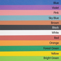 Colorations 9×12 inch, Assorted Colors,Blue,Emerald,Green,Pink,Red